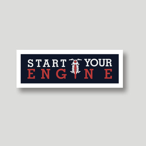 Start Your Engine Sticker